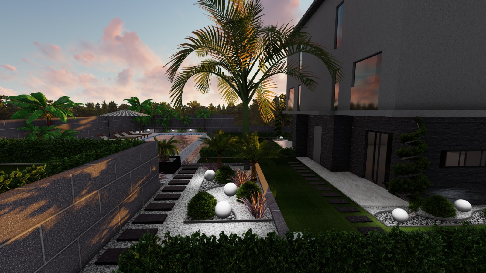 İzmir Menderes Villa Site Peyzaj Projesi