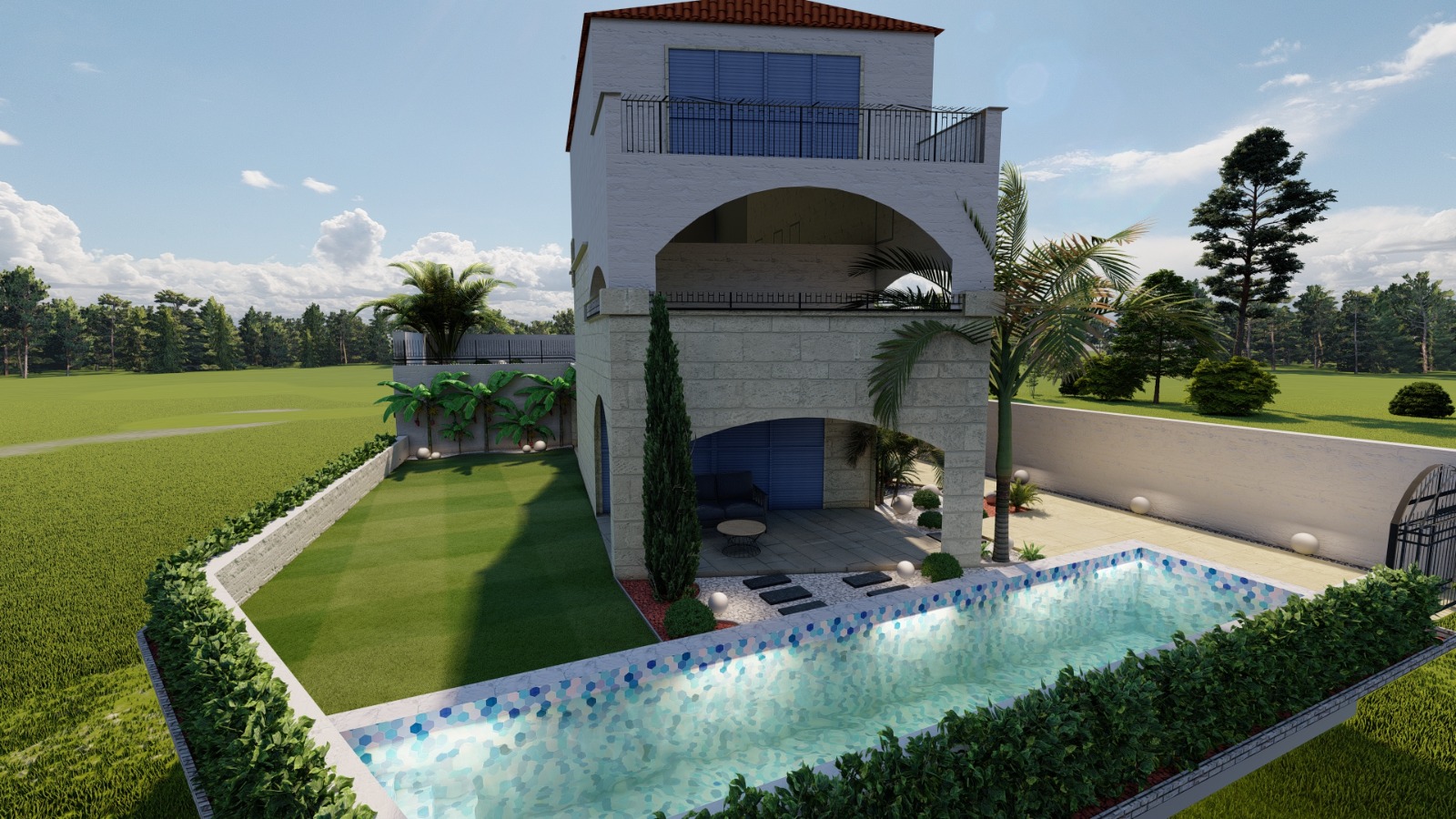 İzmir Çeşme Villa Peyzaj Projesi